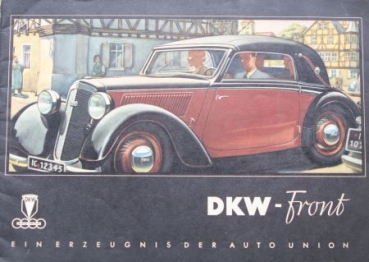 DKW Front Modellprogramm 1938 Automobilprospekt (2335)